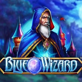 Blue Wizard logo by Quickspin at Betrepublic Casino