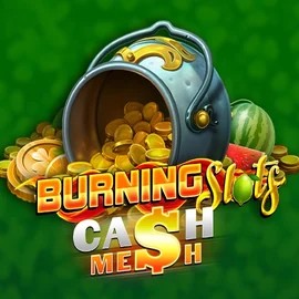 Burning Slots Cash Mesh slot logo by BF Games at Betrepublic Casino