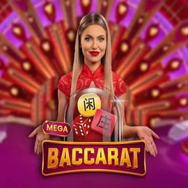 Mega Baccarat casino game by Pragmatic Play – featured logo at Betrepublic Casino